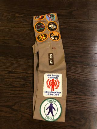 Vintage Girl Scouts Badges Patches
