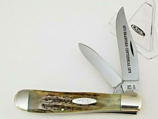 1979 Case Xx 5249 Ssp Bradford Centennial Copperhead Knife Stag Handles