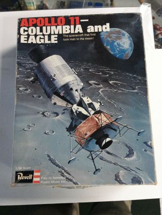 Space : Apollo 11 - Columbia And Eagle 1/96 Model Kit Made By Revell (mlfp)