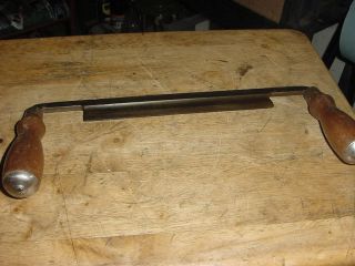 Vintage 8 " Greenlee Draw Knife Shaving Ax Handle Timber Framing Tool