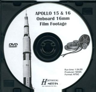 Apollo 15 & 16 Onboard 16mm Film Footage (dvd) (ntsc)