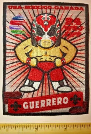 Mexican Contingent Mexico Luchador Guerrero Patch 2019 24th World Scout Jamboree