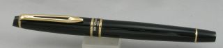 Waterman Expert II Black & Gold Fountain Pen - 2000 ' s - M Nib - France 3