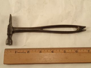 Vintage Cobbler Shoe Maker,  Leather Small Cross Pein Tack Hammer
