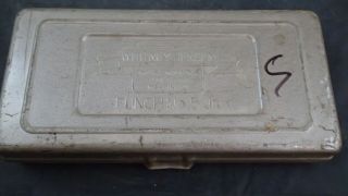 Vintage Whitney Jensen Hole Punch Set No.  5 Jr.  Old Sheet Metal Tool Complete Box 6