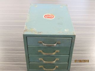 Vintage Wards Master Quality Parts Cabinet 32