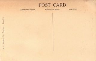 vintage postcard - clove industry zanzibar a.  c.  gomes 2
