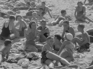 RIO DEL MAR BEACH - SANTA CRUZ COUNTY,  CALIFORNIA - 1925 8x10 Film Negative 4