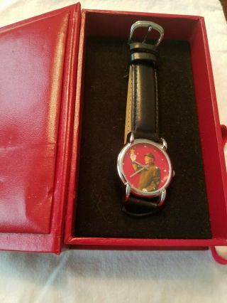 Shanghai Tang Watch Waving Moving Arm Wind Up Mechanical Republic Of China