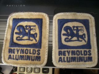 Old Vintage Reynolds Metals Aluminum Advertising Patches