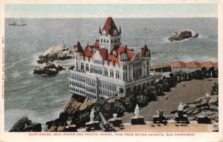 C22 - 3915,  Cliff House,  Seal Rocks,  San Francisco,  Ca. ,  1904 Posstmarked.