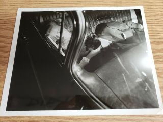 Nypd Dead Man Woman In Car Crime Scene Photo 10 " X8 " Graphic Mob Hit