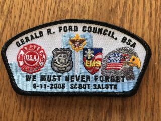 Bsa Gerald R Ford Council 2006 Sept 11 Scout Salute Csp