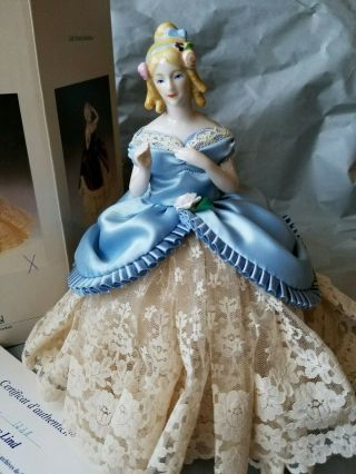 Jenny Lind Goebel Tea Cozy Porcelain Half Doll (Mismatched Base) BIN 2