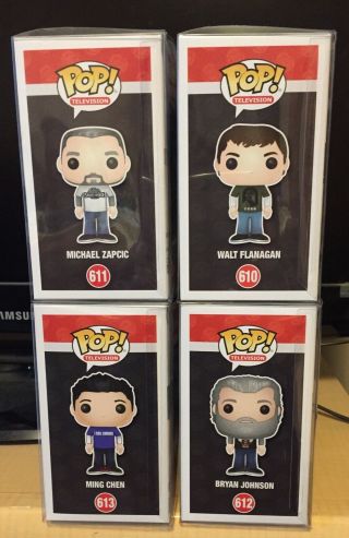Funko Pop Comic Book Men Limited Edition Autographed Set of 4 (in protectors) 4