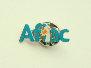 Aflac Insurance Duck Advertising Enamel lapel Hat Pin NOS MIB 3