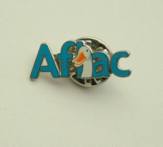 Aflac Insurance Duck Advertising Enamel lapel Hat Pin NOS MIB 4