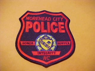 Morehead City North Carolina Police Patch Shoulder Size