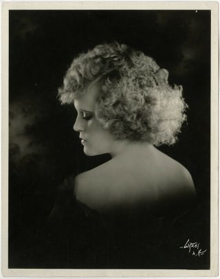 Silent Film Actress Wanda Hawley 1920s Vintage Dreamy Albert Witzel Photograph