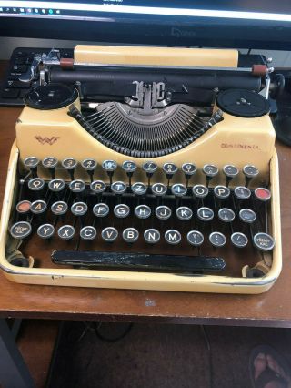 Typewriter Continental Klein Wonderworks Vintage Typewrite