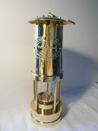 Weems And Plath Yacht Lamp.  In Brass.