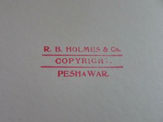 1920 ' s Vintage Photo R B Randolph Holmes & Co Peshawar Pakistan Liddar Stream 2
