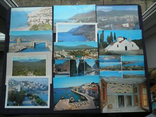 13 Greek Postcards Of Crete,  Sitia,  Kritsa,  Elounda,  Sfakia,  Hersonissos,  Matala
