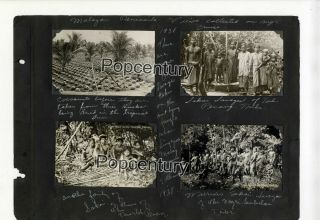 Postcards RPPC Malaya Singapore 1938 Dayak Chief Princess Borneo 9 Photos Album 2