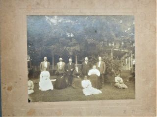 Victorian Era Photo - Family With African American Maids - Charlottesville,  Va