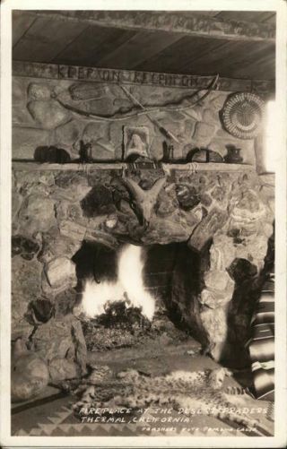 Rppc Thermal,  Ca Fireplace At The Desert Traders Riverside County California