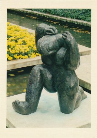 Henry Laurens Le Matin Bronze 1944 Vintage Art Postcard Photo Malcolm Varon 1992