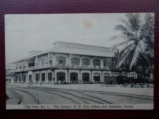The Lodge United Fruit Co Offices Limon Costa Rica Vintage City View 8 C1910