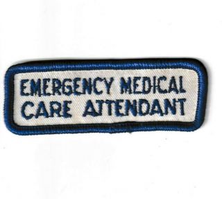 Emergency Medical Care Assistant Ontario Paramedic Emca Ems Ambulance Patch