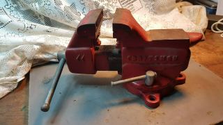 Vintage Craftsman Bench Vise Model 506 - 51801 With 3 1/2 " Jaw 16,  Lbs Usa