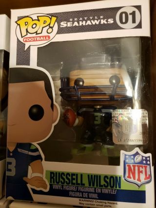 Funko Pop Nfl Seattle Seahawks Russell Wilson (home) 01