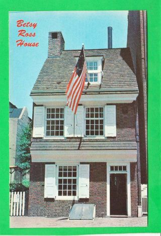 Postcard Betsy Ross 