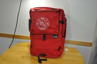 " Out Of County " Firefighter Red Gearpack - Last In - Stock