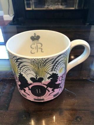 Htf Eric Ravilious For Wedgwood Queen Elizabeth Ll 1953 Coronation Mug