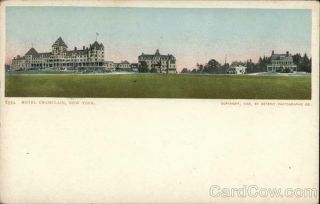 Plattsburgh,  Ny Hotel Champlain,  Lake Camplain Clinton County York Postcard