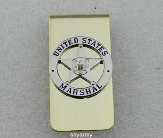 US marshal BADGE PIN MONEY CLIP 2