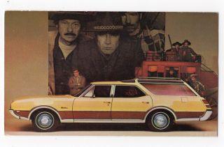 1969 Oldsmobile Vista Cruiser Stationwagon Gm Advertising Postcard