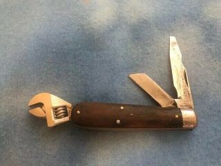 Antique Schrade Cutlery Co Walden Ny 1904 - 1946 Albert Knife Rare