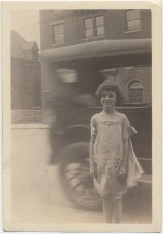 Girl,  Car In Motion,  1920s