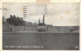 South Bethlehem Pennsylvania Lehigh University Taylor Stadium Field 1938 B&w Pc