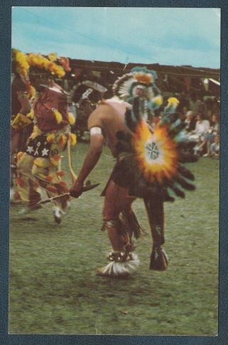 Sisseton Wahpeton South North Dakota Sioux Tribal Pow Wow Postcard
