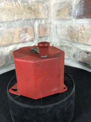 Antique Vintage Wolfe Mfg Co Hand Crank Bench Mount Grinder Knife Sharpener 1950 3