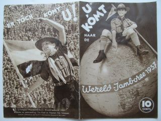 Boy Scout 1937 World Jamboree Dutch Promo Booklet
