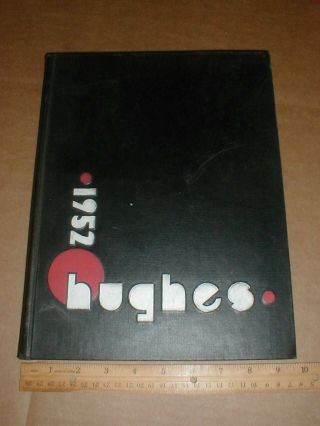 Hughes High School 1952 Cincinnati Ohio The Happy Time Yearbook With Photo