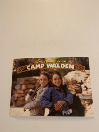 Greetings From Camp Walden Parent Trap Promotional Postcard 5 " X 4 "