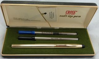 Awesome Cross Executive 12k Century 0.  7mm Rollerball Selectip Pen 6604 Usa Ding
